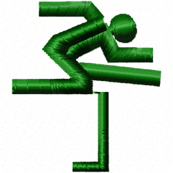 Sports Symbols Embroidery Design 10